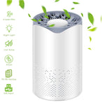 USB Air Purifier, Ionizer, UV Light, Dust, Allergy, Smoke Filter, Negative Ion Generator