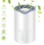 USB Air Purifier, Ionizer, UV Light, Dust, Allergy, Smoke Filter, Negative Ion Generator