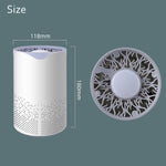 USB Air Purifier, Ionizer, UV Light, Dust, Allergy, Smoke Filter, Negative Ion Generator