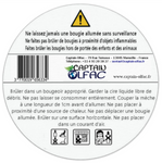 Bougie cire de soja en pot 50 ml Déess'o le seul destructeur d'odeurs